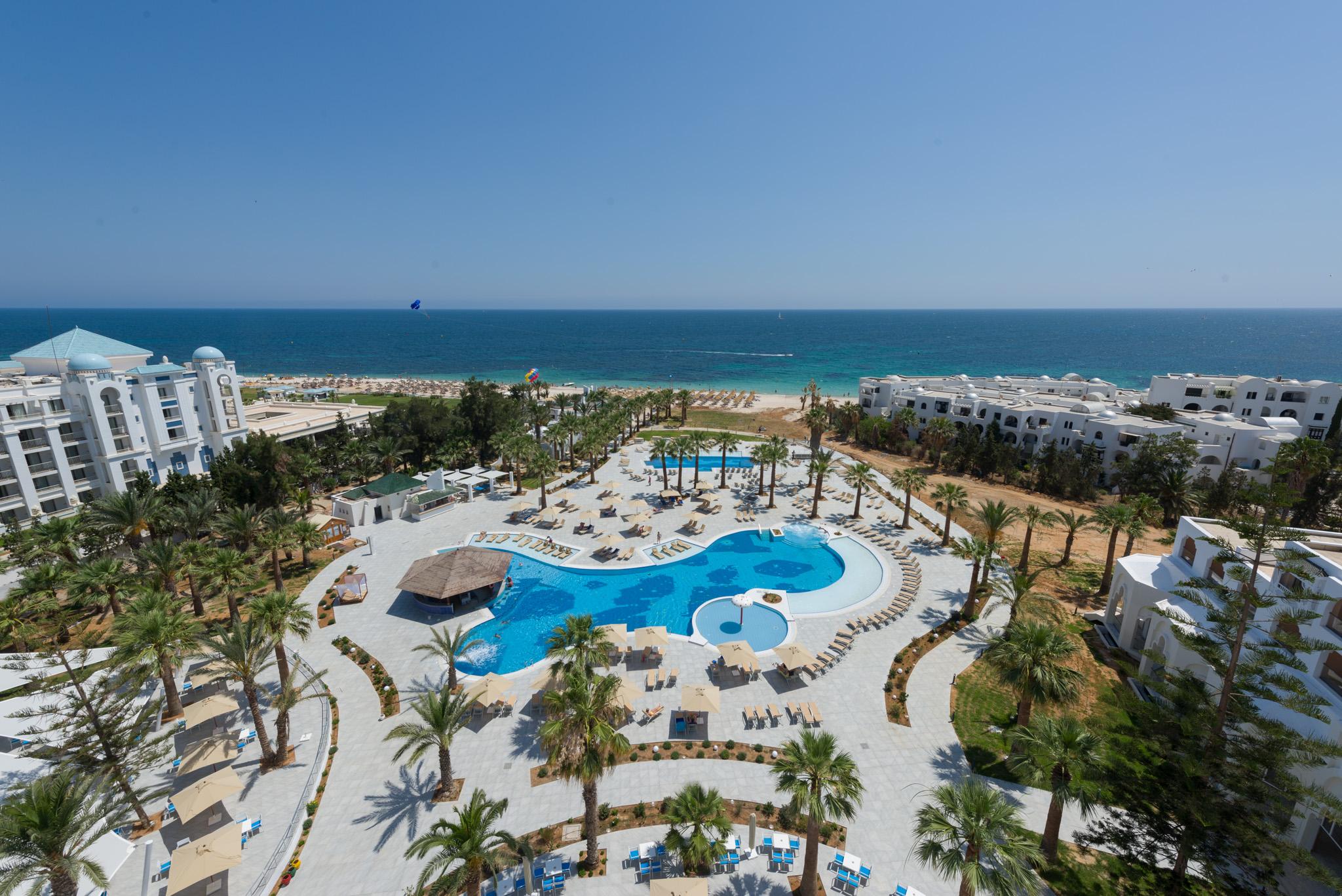 Marhaba Palace Port El Kantaoui Kültér fotó Aerial view of the resort